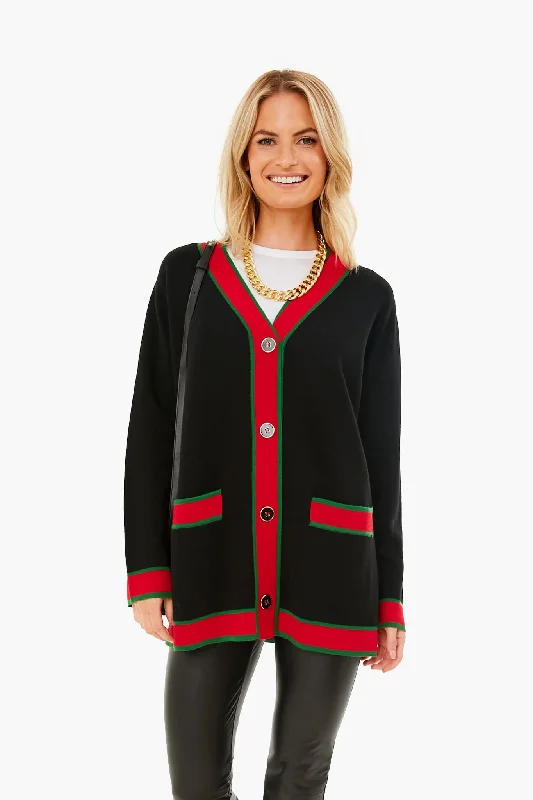 All-Day Style Black Lauren Cardigan