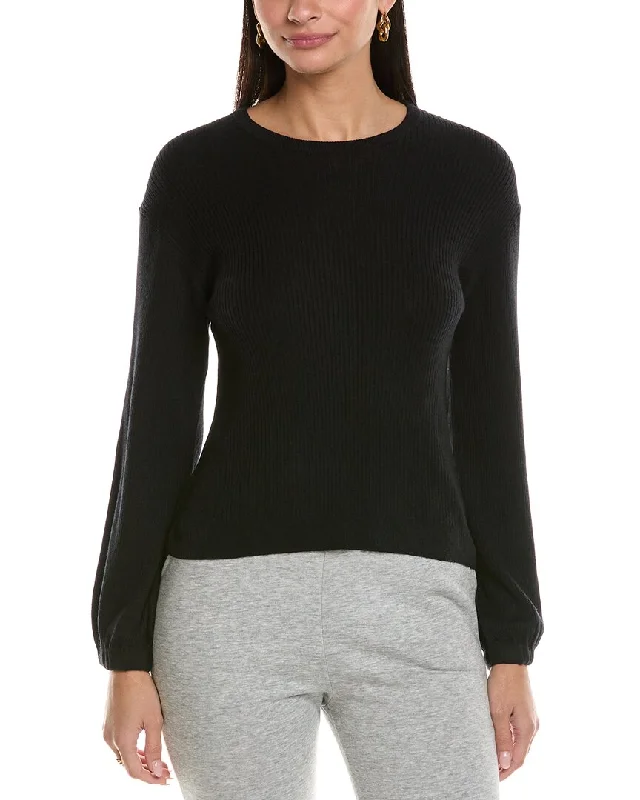 Stylish Casuals Splendid Rib Cashmere-Blend Sweater