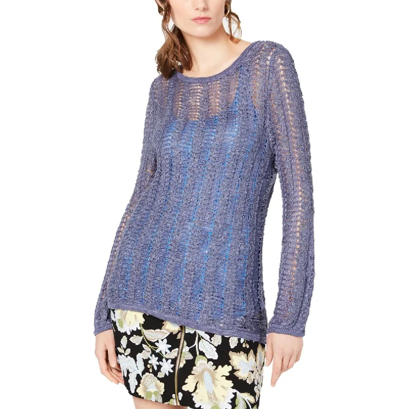 Warm Winter Series INC Womens Knit Sheer Sweater