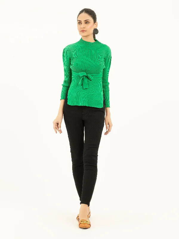 Street Apparel Belted Sweater