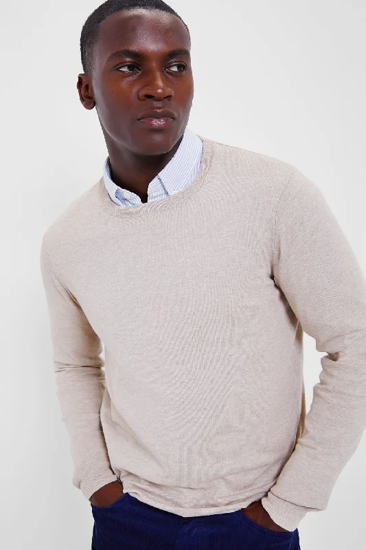 Personalized Clothing Soft Dune Heather Movement Crewneck Sweater