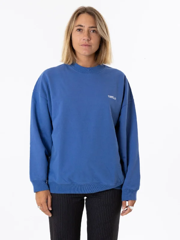 Outdoor Essentials Spectral Oversize Crew - Vintage Royal Blue