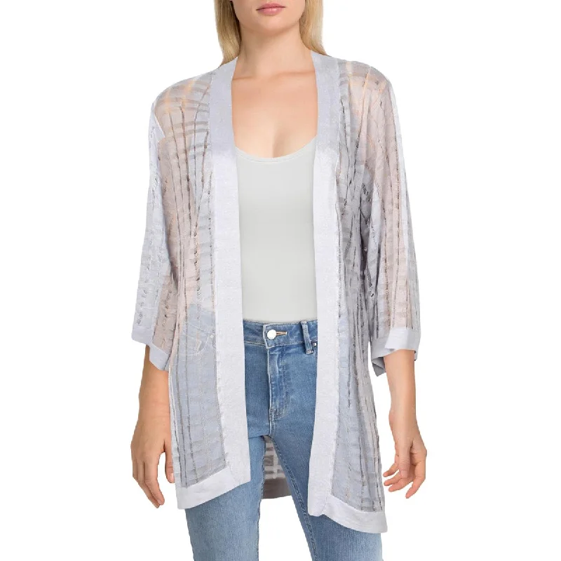 Lazy Home Andrea Jovine Womens Shawl Open Front Cardigan Sweater
