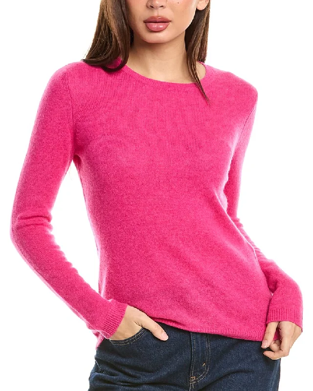European And American Style Forte Cashmere Crewneck Cashmere Sweater