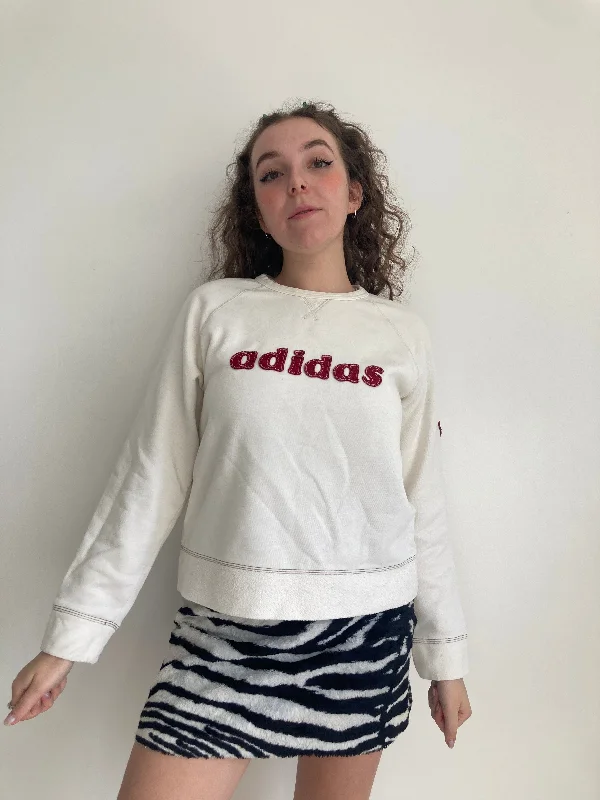French Style Vintage Adidas Sweatshirt (S)