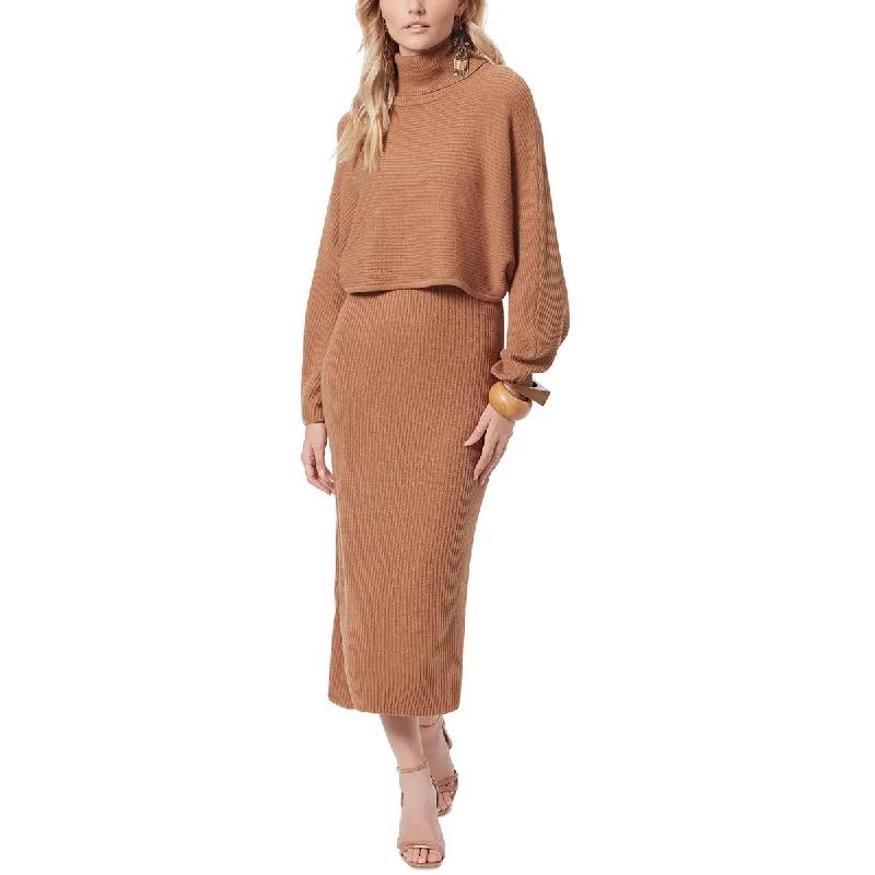 French Style Sam Edelman Womens Ribbed Knit Turtleneck Pullover Sweater