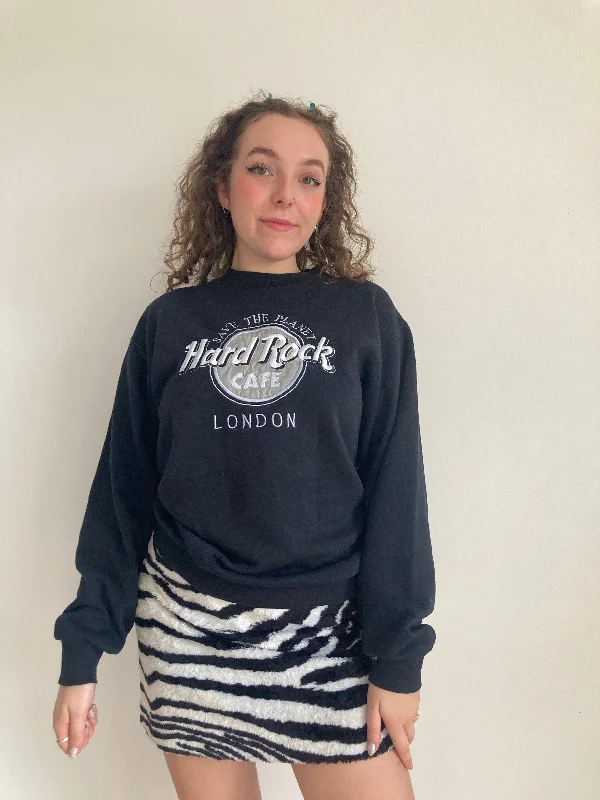 Minimal Classic Vintage Hard Rock Sweatshirt (M)