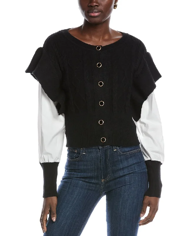 Exquisite Design Gracia Spliced Sweater