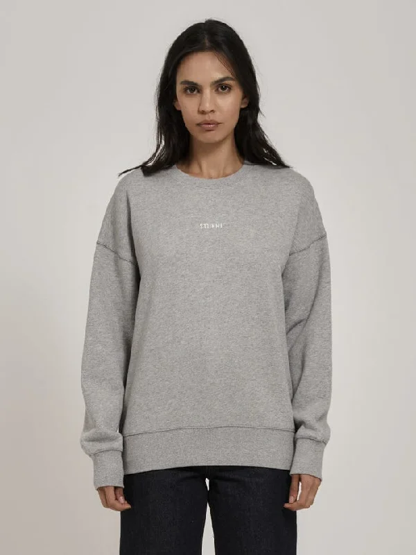 Light T-shirts Minimal Thrills Slouch Crew - Grey Marle