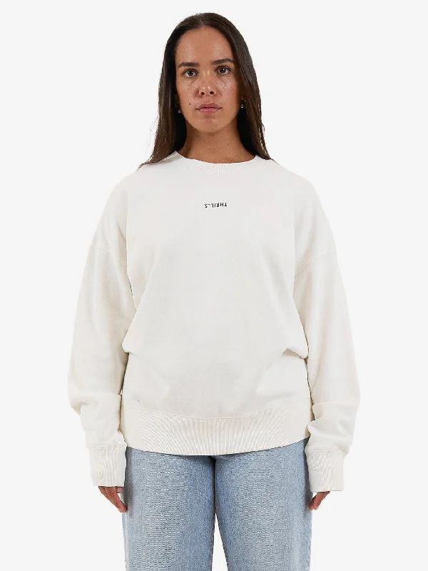 Smart Casual Minimal Thrills Slouch Crew - Tofu