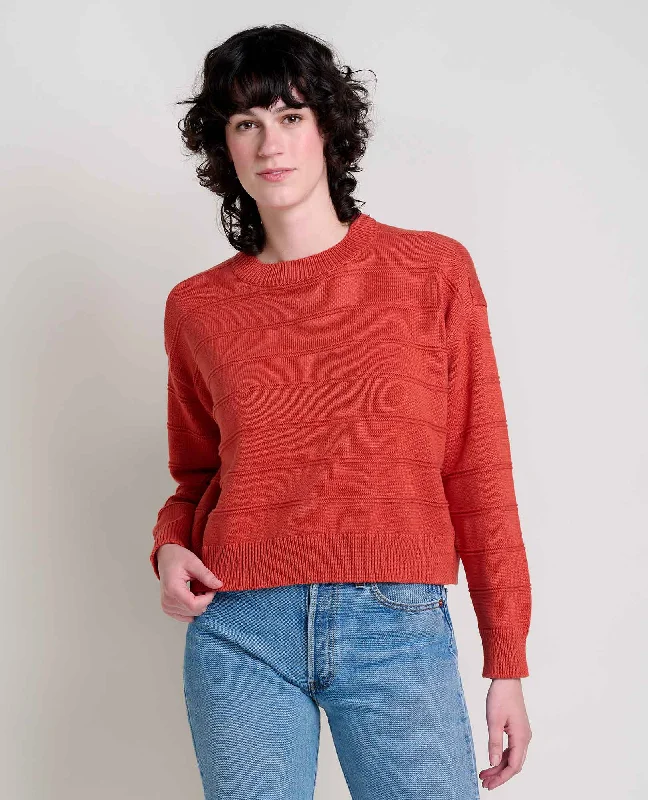 Embroidery Design Toad & Co Women's Bianca II Crew Sweater