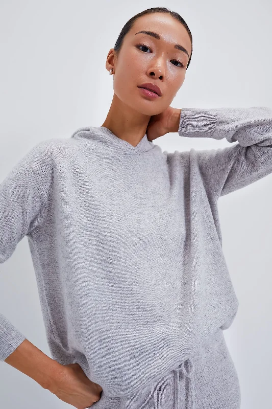 Practical Style Gray Jane Cashmere  Hoodie