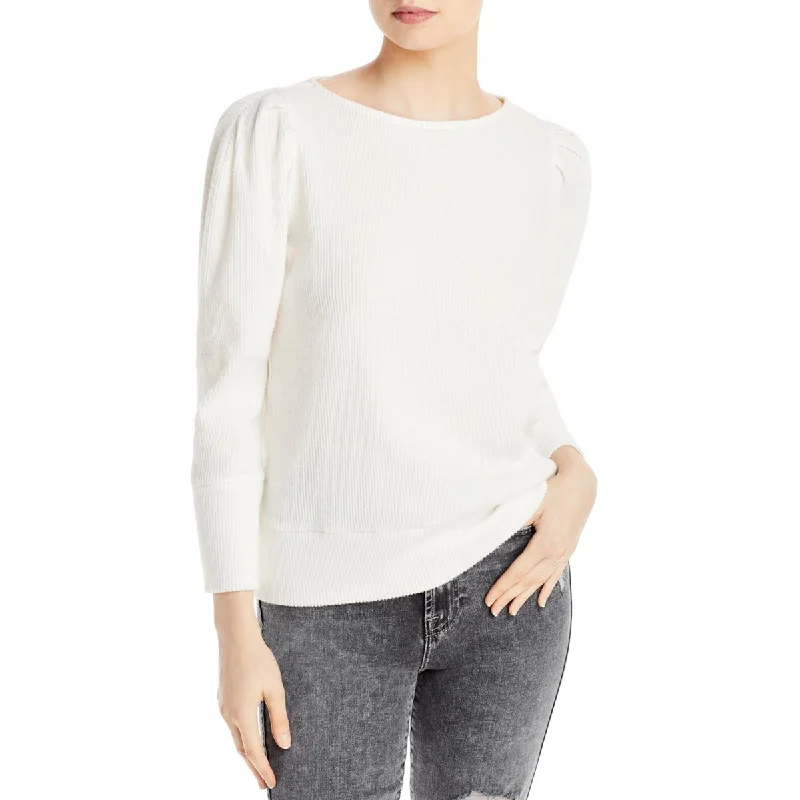 Elegant And Elegant Karl Lagerfeld Paris Womens Knit Ribbed Crewneck Sweater