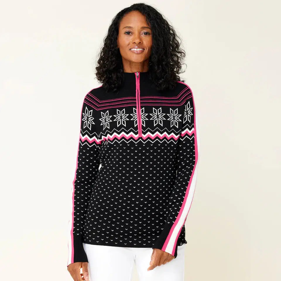 Effortless Comfort Krimson Klover Women's Snowhut Sweater