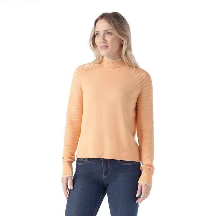 Comfortable And Cold-proof Smartwool Women's Edgewood Mock Neck Sweater