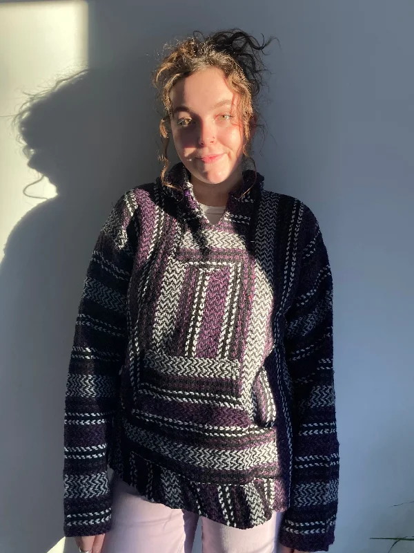 Cozy Look Purple Baja Hoodie (M)