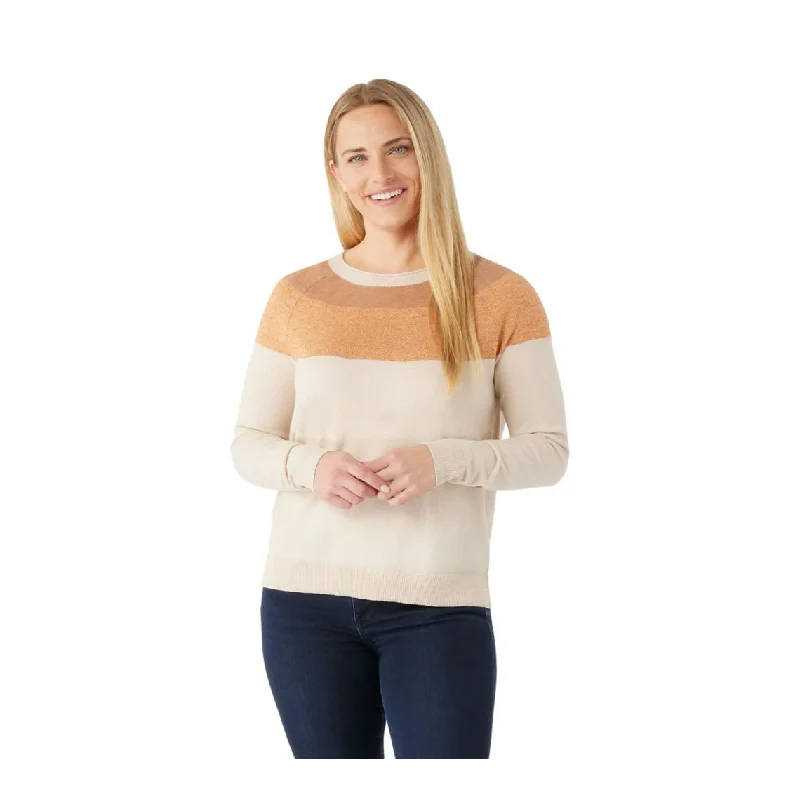 Comfortable Sweaters Smartwool Women's Edgewood Colorblock Crew Sweater