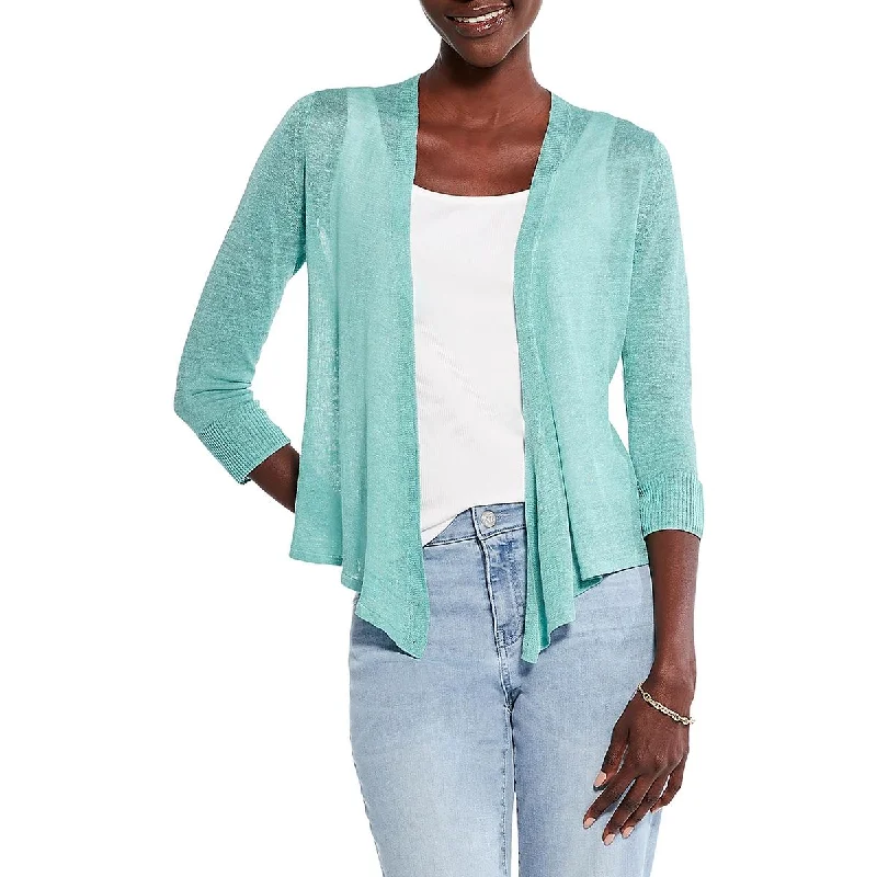 Classic Style Nic + Zoe Womens Duster Ribbed Cardigan Sweater