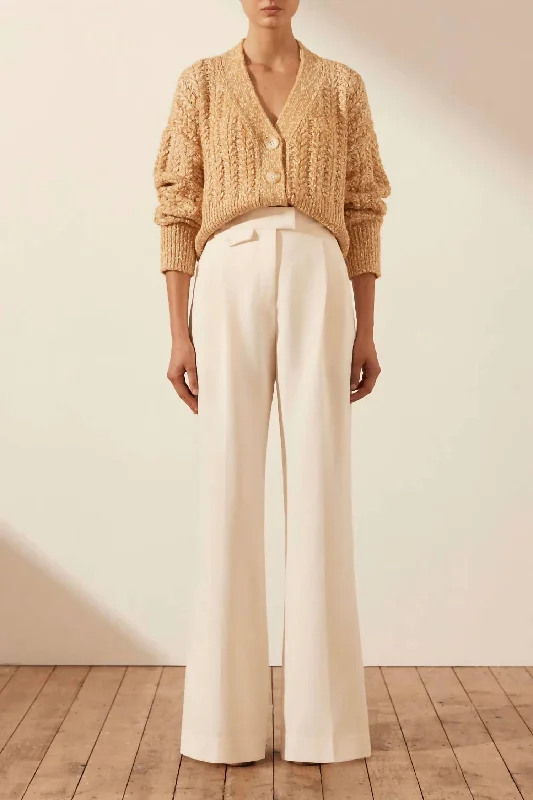 Trendy Looks Siqueira Cardigan In Taffy / Cream