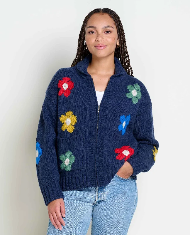 Casual Comfort Wear Toad & Co Women's Nitsa Zip Cardigan