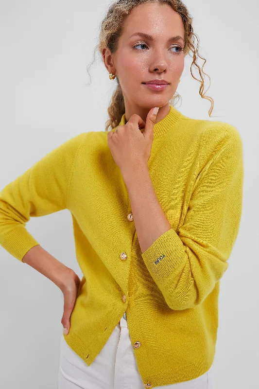 Noble Temperament Marigold Quinn Cashmere Cardigan