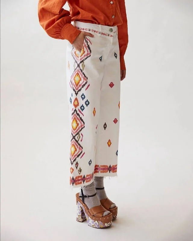 Unique Prints Mara Summer In Off White