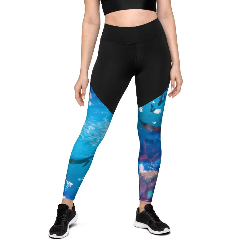 Perfect Tailoring Sea World Compression Leggings