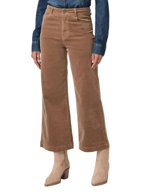 Refreshing Design Anessa Wide Leg Pant In Burnt Sugar