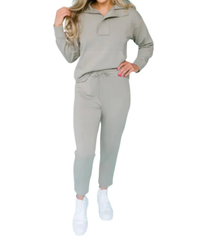 Exquisite Design Carson Jogger Pants In Olive