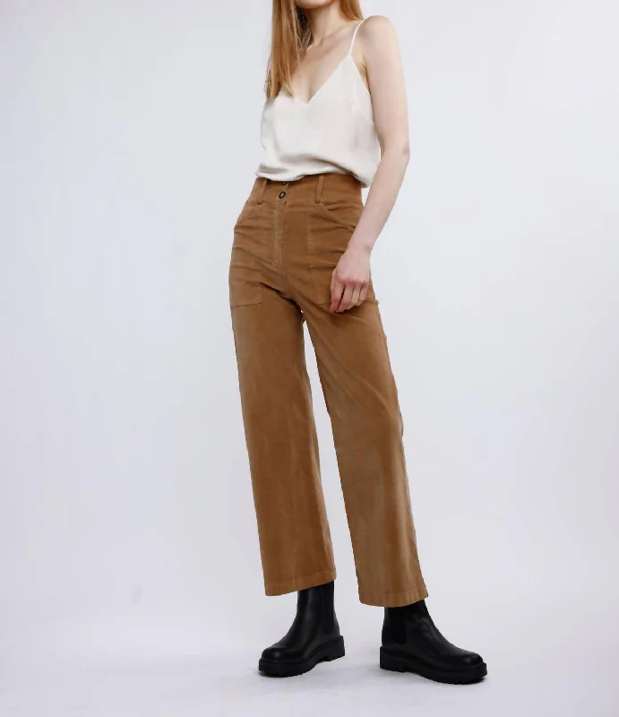 Celebrity Picks Aria Hi-Waist Pants In Camel