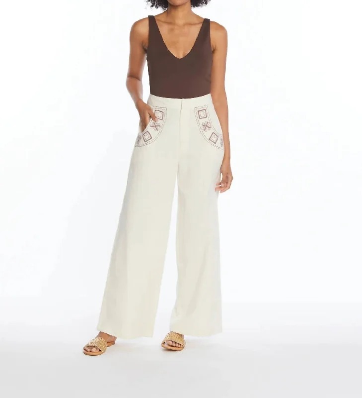 Exquisite Fabrics Arizona Pant In Natural
