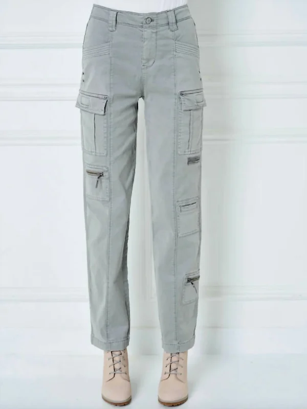 Youthful Street Fashion Wrenley Stretch Twill Lyocell Cargo Pant In Fossil