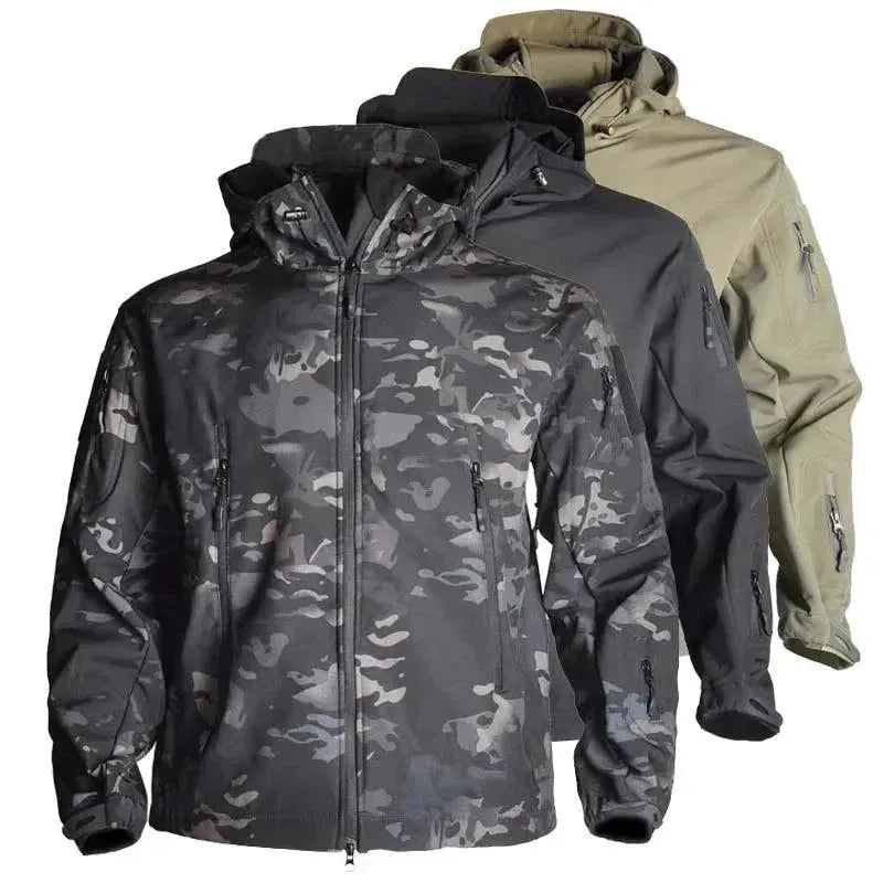 Cozy Pants Tactical Waterproof Fleece Jacket for Men