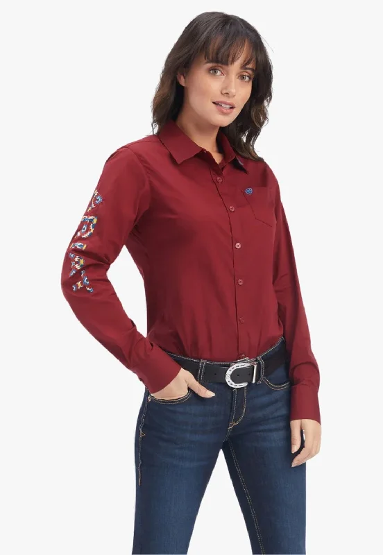 Free And Comfortable Ariat Womens Kirby Stretch Long Sleeve Shirt