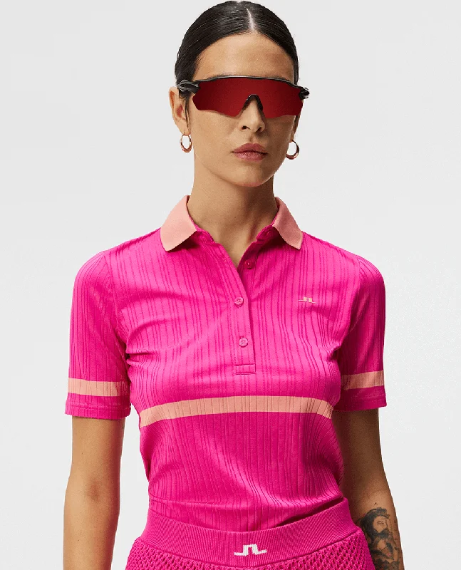 Easygoing Fashion SIZE XL - J.Lindeberg Moira Polo Fuchsia Purple