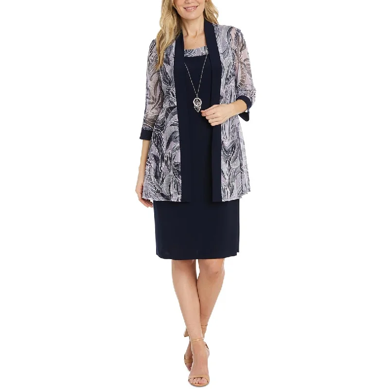 Casual Chic Wear Womens Printed Polyester Open-Front Blazer