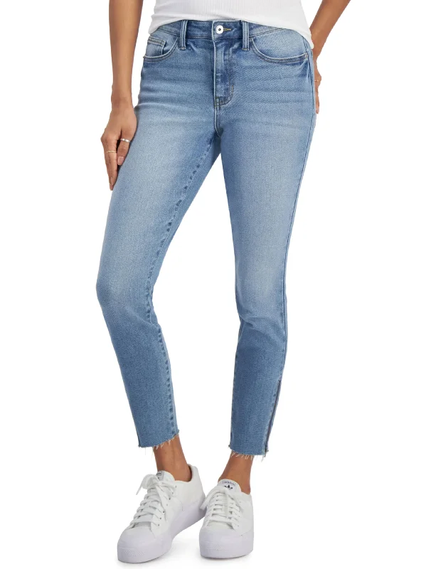 Comfortable Design Women's Washed Jeans,Blue