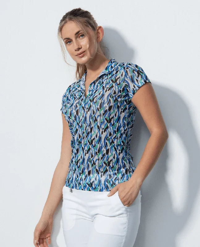 Chic Outfits SIZE XS - DAILY SPORTS Digne Mesh Polo 117 Abstract