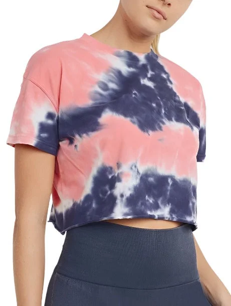 Designer Scarves Mono B Tie Dye Cropped Tee KT11385