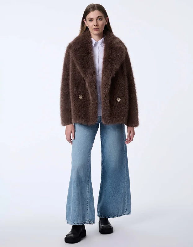 Cozy Footwear Starlight Faux Fur Jacket