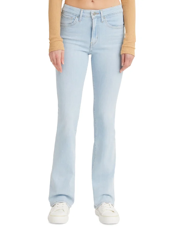 Casual And Casual Women's Washed Jeans,Light Blue