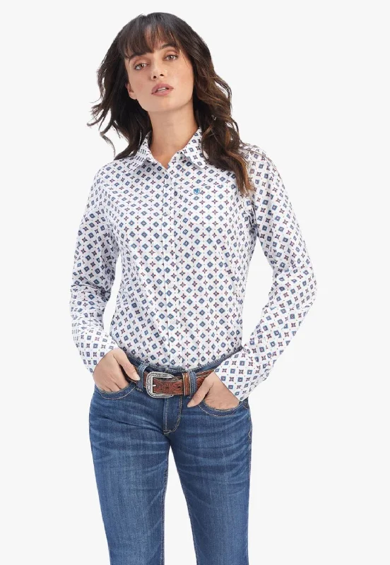 Leisure Sports Ariat Womens Kirby Township Strech Long Sleeve Shirt