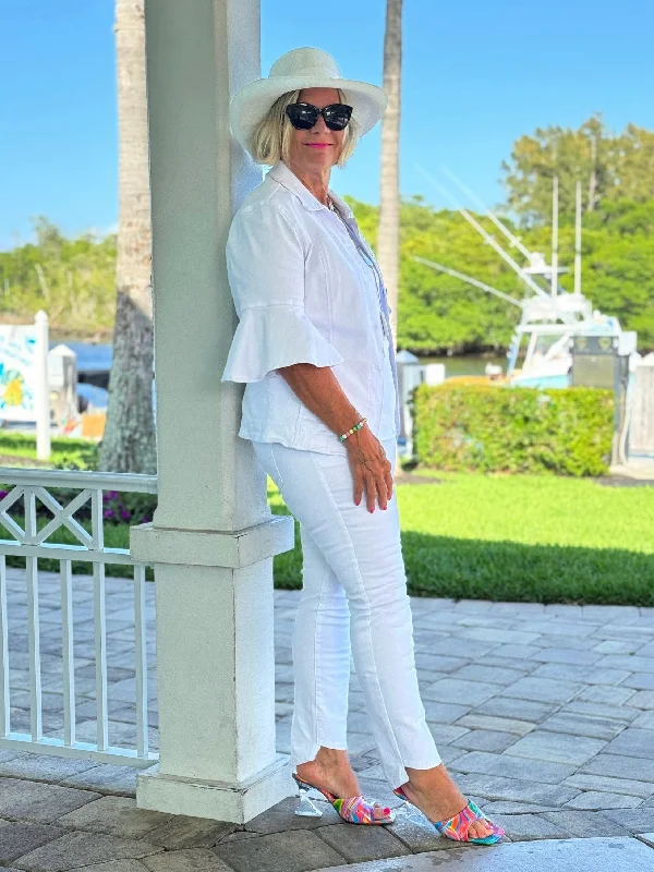 Simple Solid Color ETHYL WHITE THE END GAME