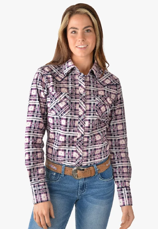 Daily Comfort Pure Western Womens Victoria Long Sleeve Shirt