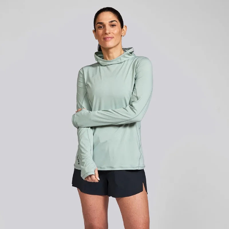 New Design Janji Women's Sunchaser 50 Hooded Long Sleeve