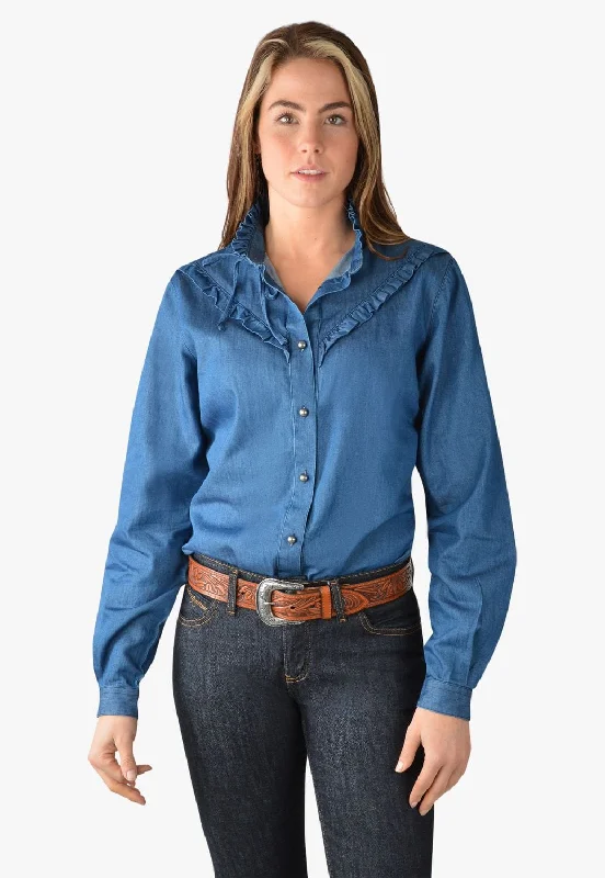 Casual Elegance Wrangler Womens Hadley Long Sleeve Shirt