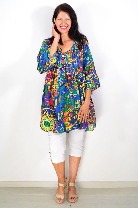 Stylish Sweaters Summer Fun Ladies Tunic Top