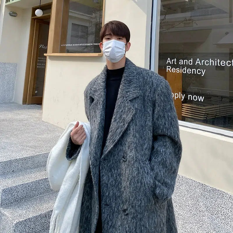 Soft Feel Mid-length Wool Coat