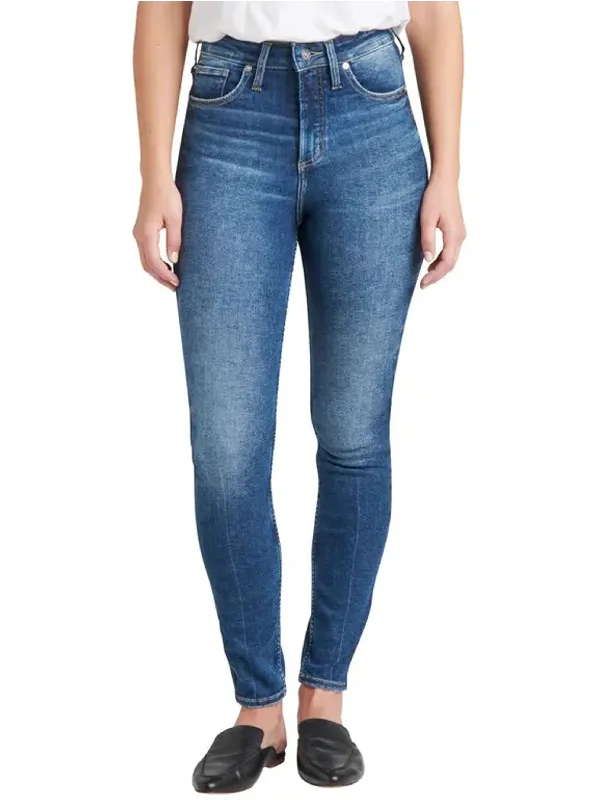 Comfortable down Women's Washed Jeans,Blue
