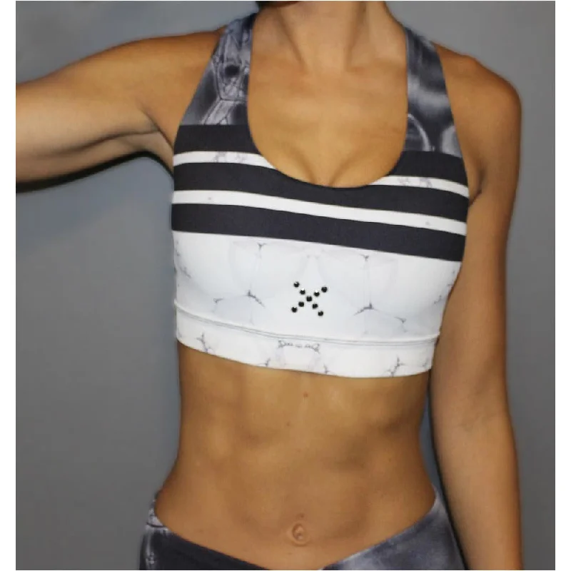 High-end Wear Bubble Print Sports Bra